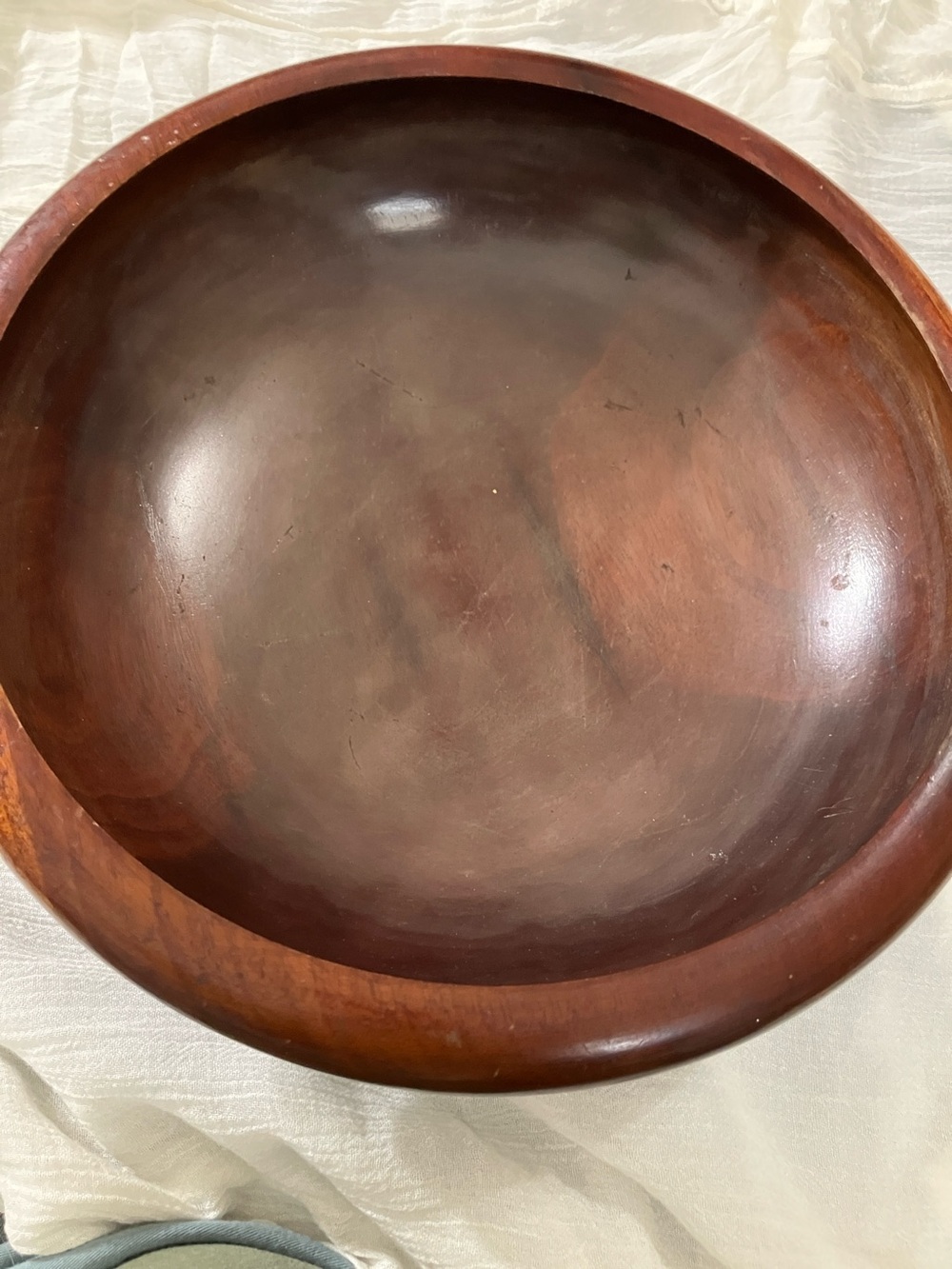 Handcrafted Wooden Serving Bowl - cherry wood